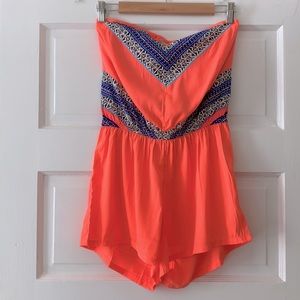 Rip Curl Hot Pink Romper